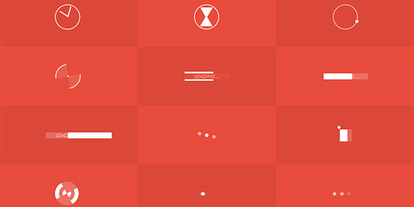 纯HTML5和CSS3加载效果