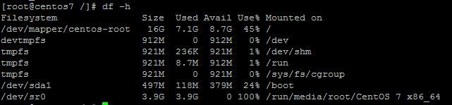 Linux 查看磁盘空间